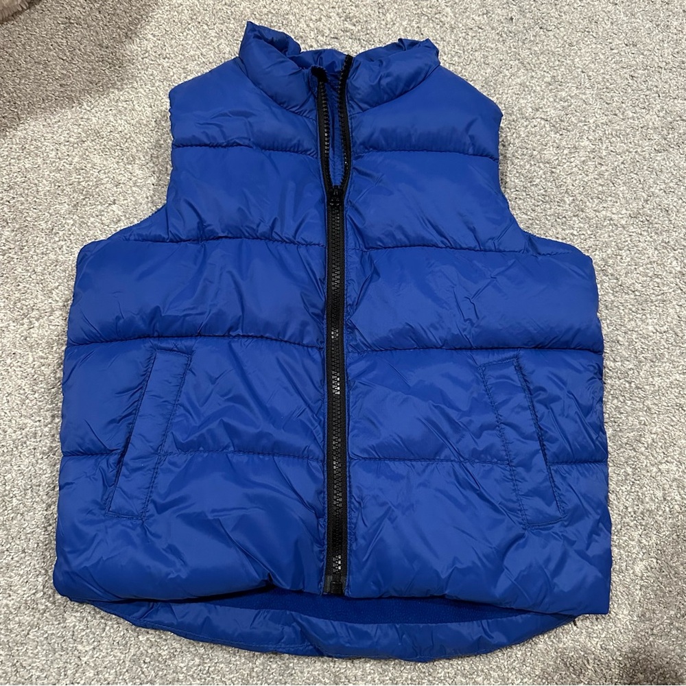 Blue Puffer Vest